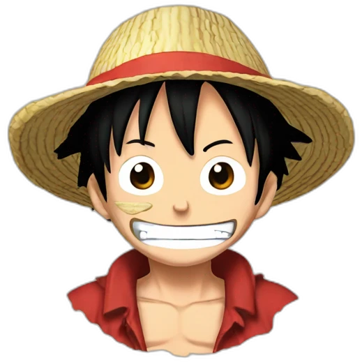 Luffy One Piece emoji