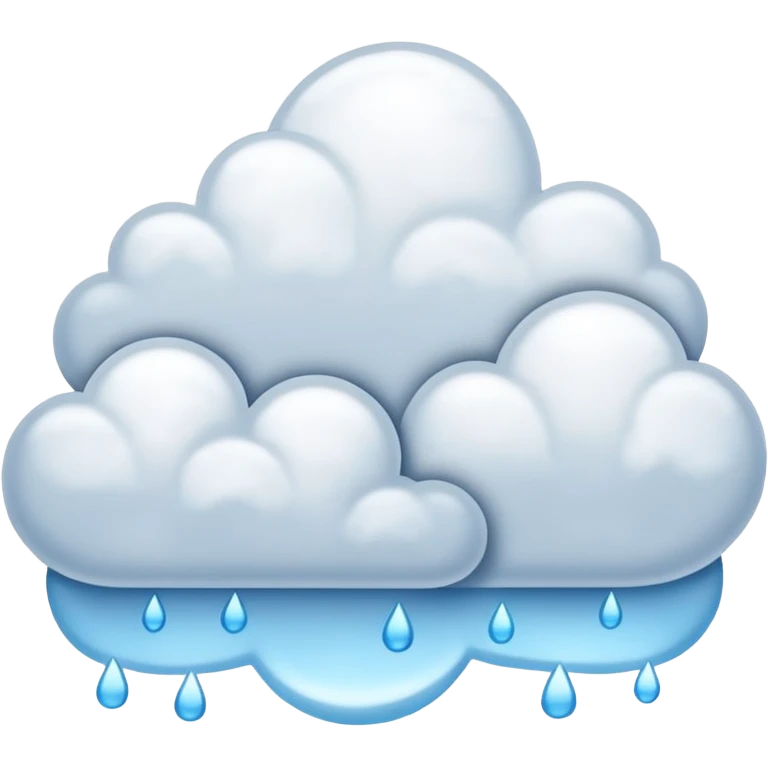 snowing clouds emoji