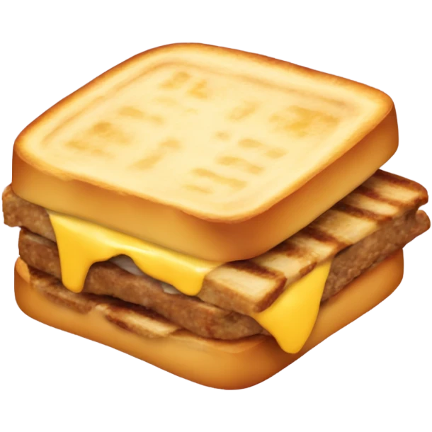 A patty melt that is also a dollar emoji