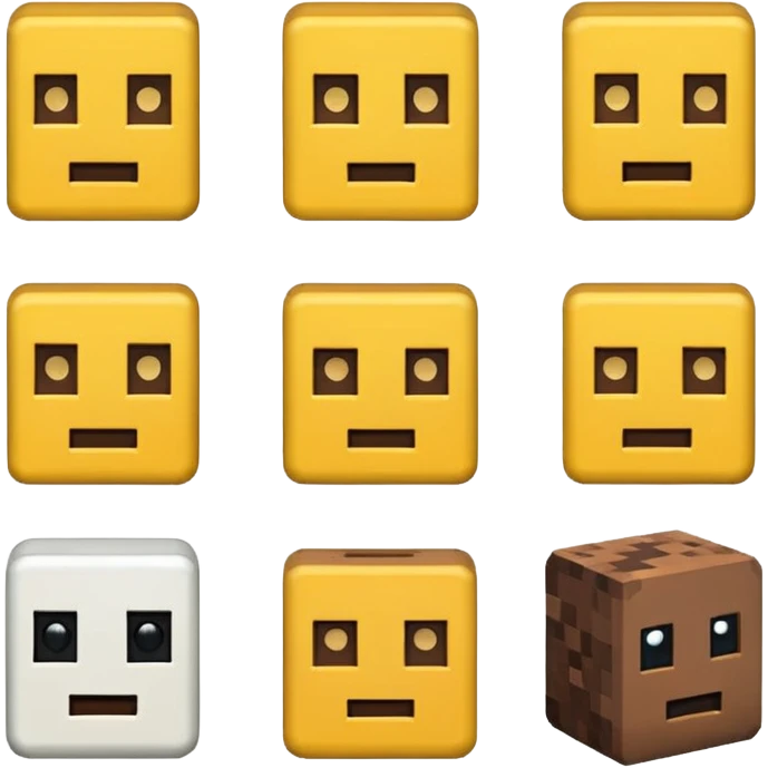 tôi muốn 1 emoji đặc trưng của minecraft emoji