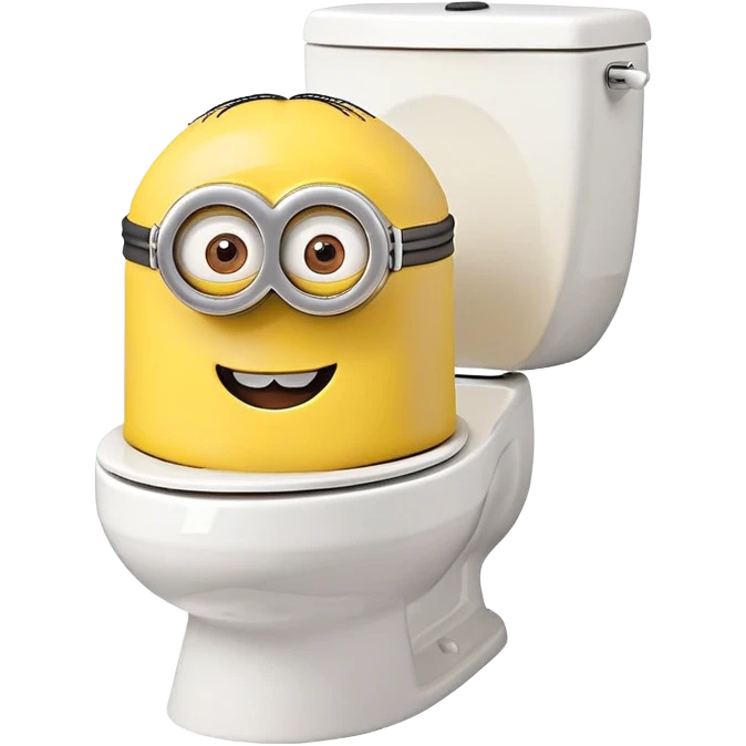 A toilet minion emoji
