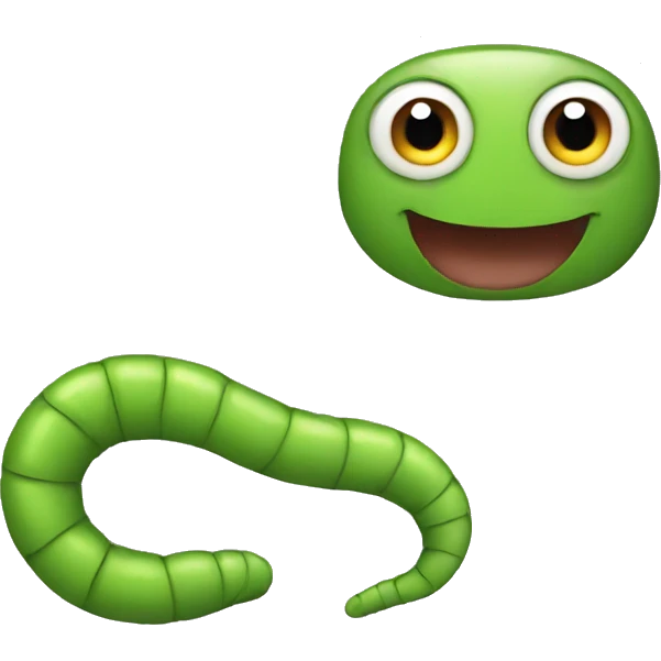 worm emoji
