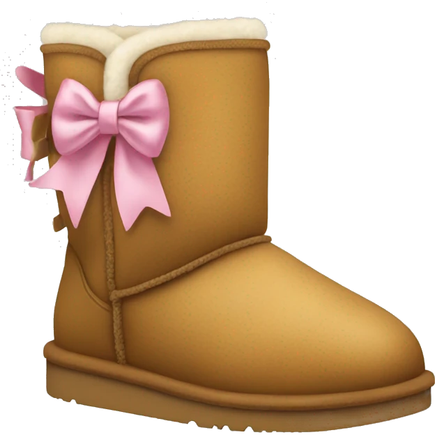Uggs with a bow  emoji