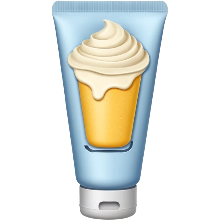 paper cream squeezer emoji