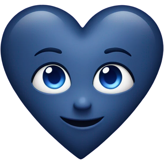 Dark blueish Purple Heart emoji