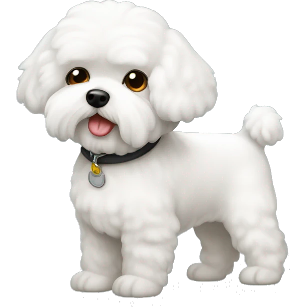 Bichon maltes tierno emoji