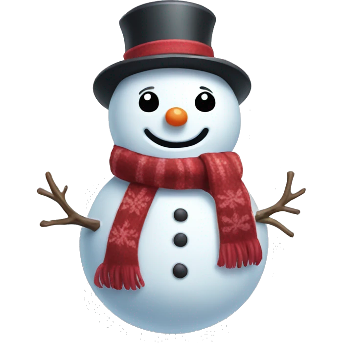 cute aesthetic snowman emoji