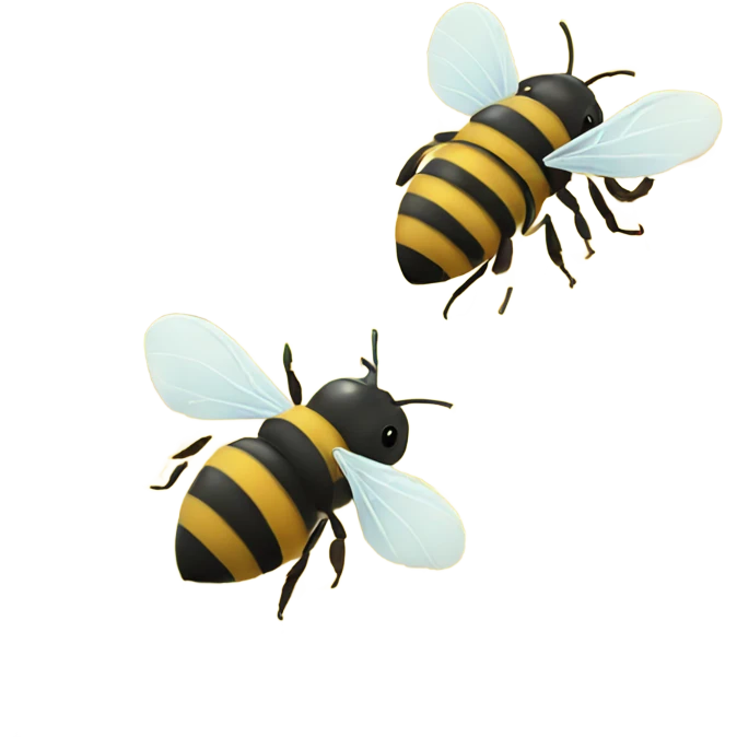 Bee battle with varroa emoji