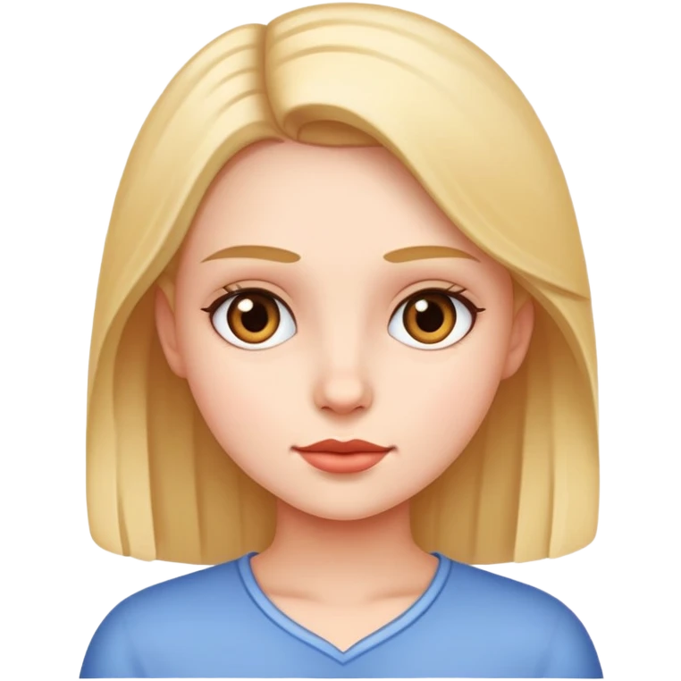 Una chica  emoji