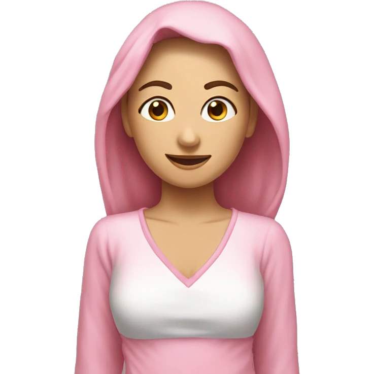 Розовая пижама  emoji