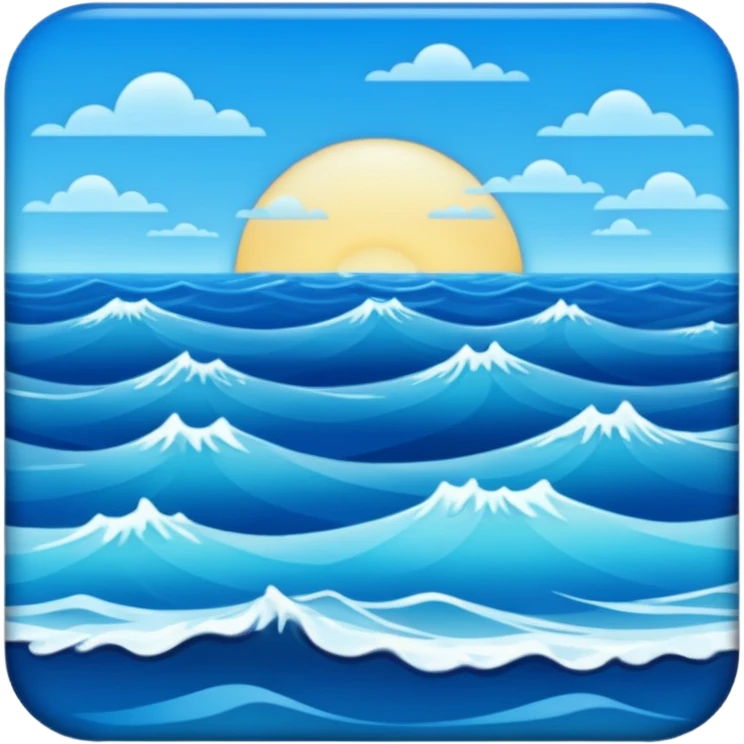 Quero mar o oceano  emoji