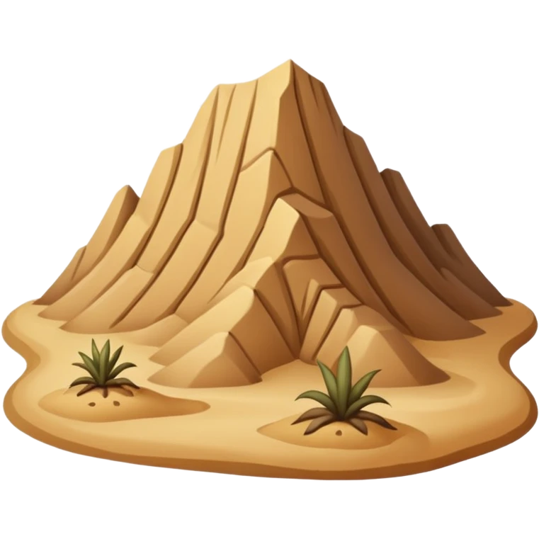 desert mountain emoji