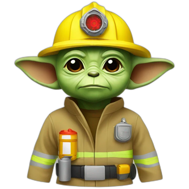 yoda-firefighter-colorful emoji
