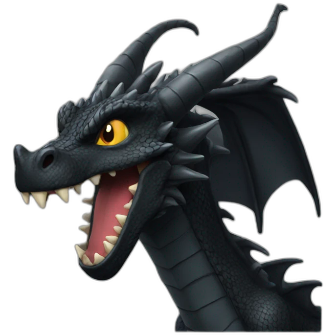 black dragon emoji