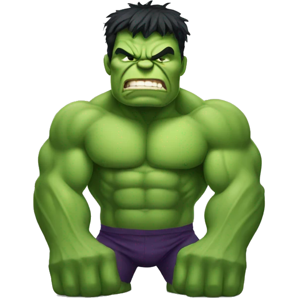 Hulk with iPhone  emoji
