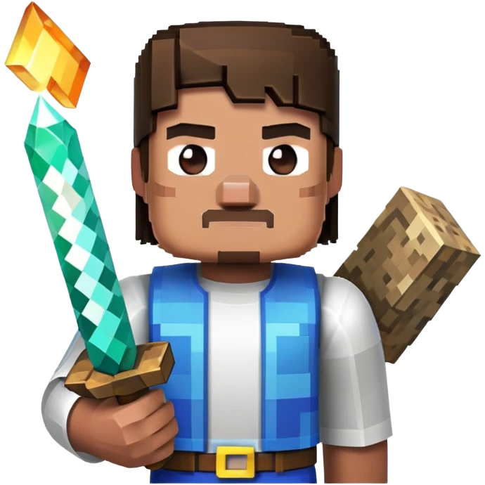 minecraft steve character emoji