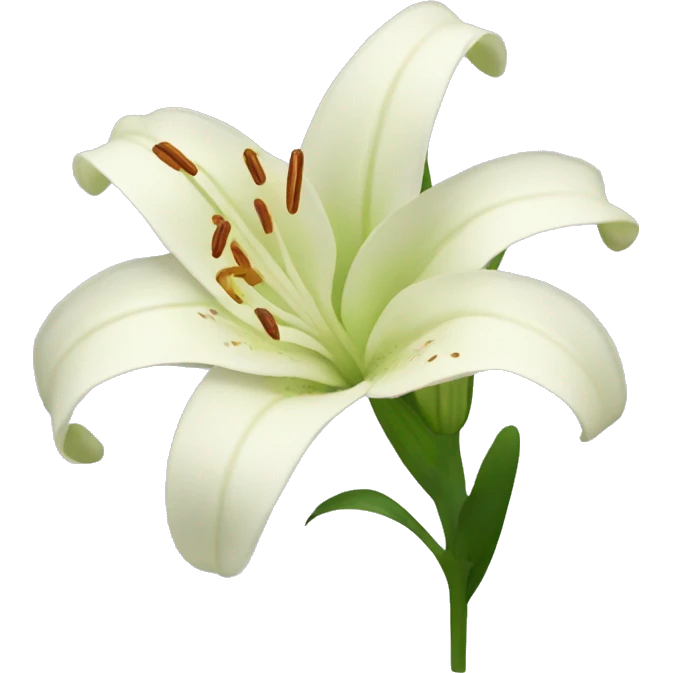 lily flower emoji