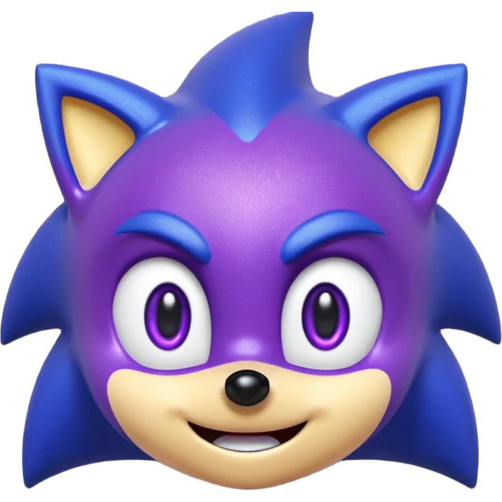 glitter purple sonic emoji