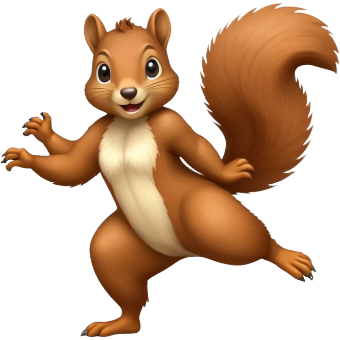 squirrel twerking emoji