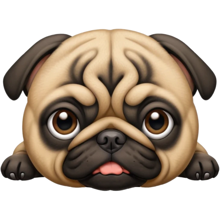 Pug morto emoji