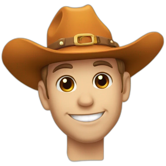 Longhorn de chapéu de calboy emoji