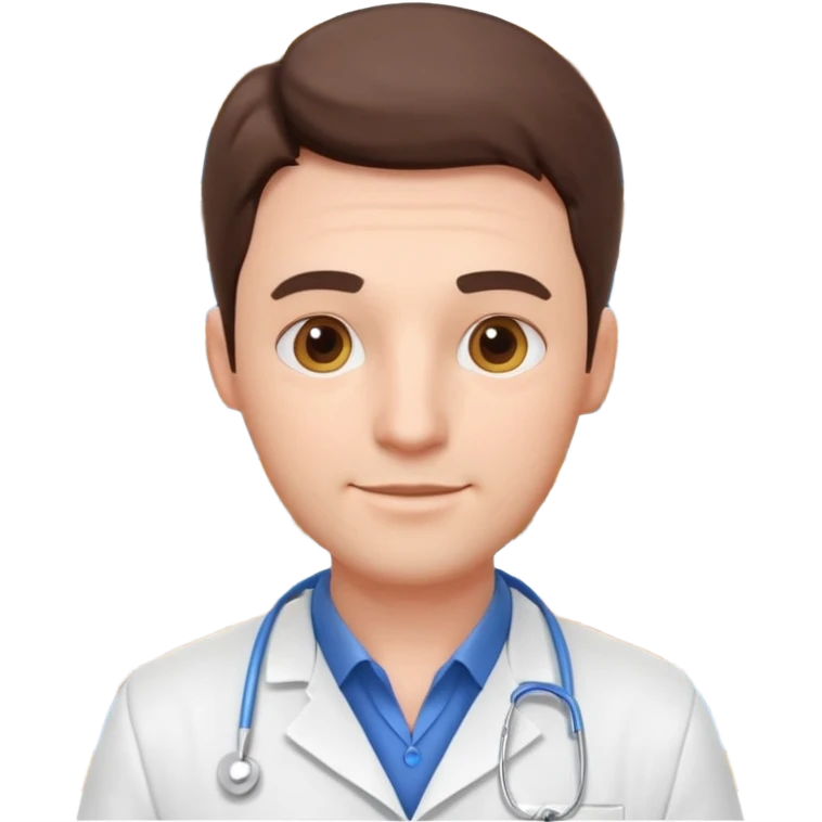 male pharmacist portrait, head and shoulders only, wearing a pharmacy apron, friendly expression, medicine shelves visible in background, retail pharmacy vibe, 3D cartoon, mobile game icon style, no text, no watermark
 emoji