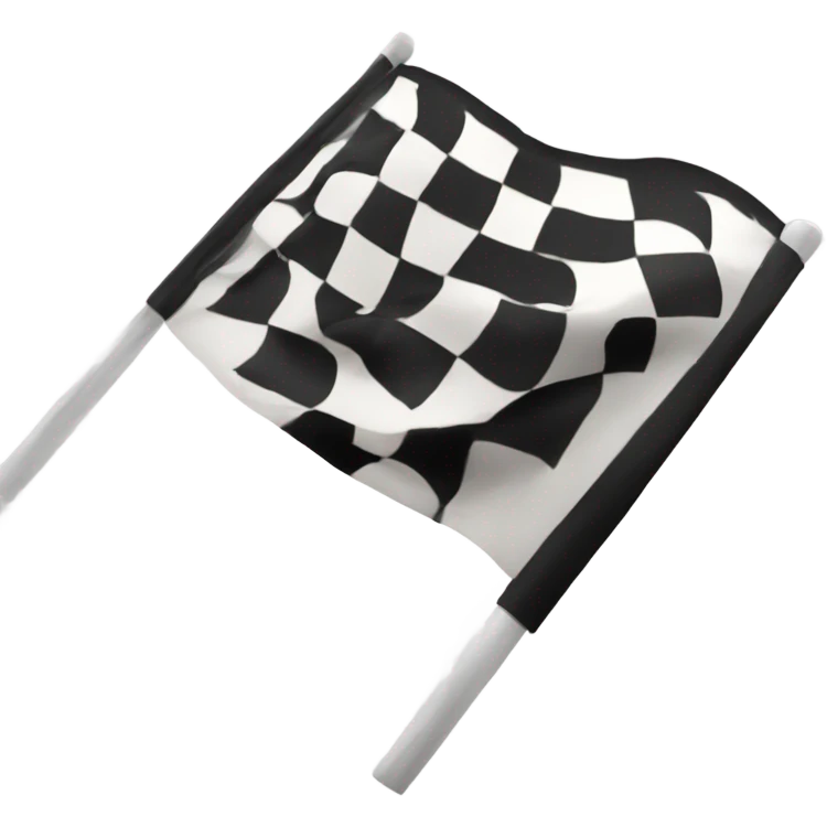 Chequered flag emoji