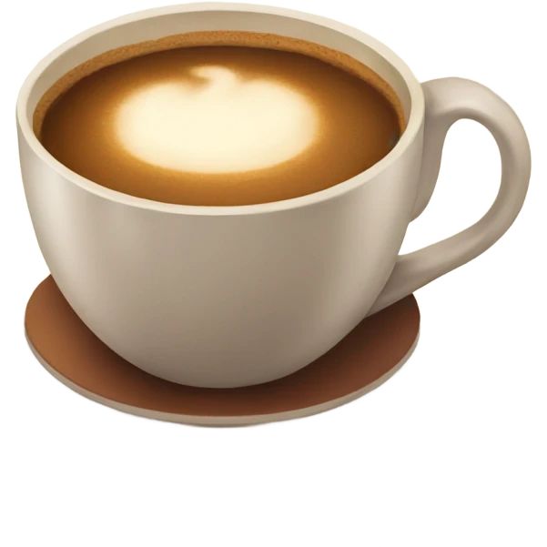 cozy autumn coffee emoji