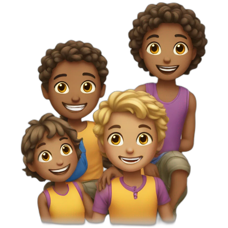 happy-kids emoji
