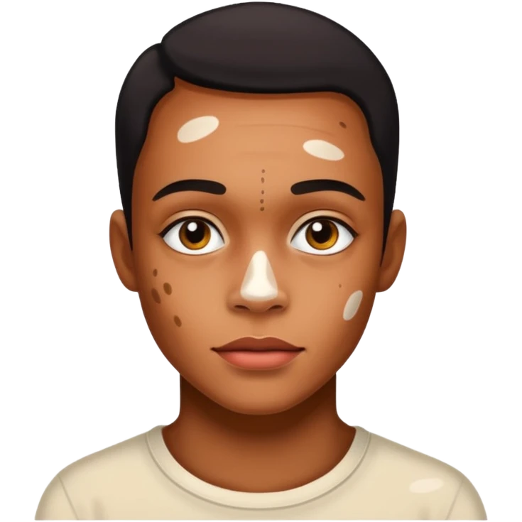 vitiligo emoji