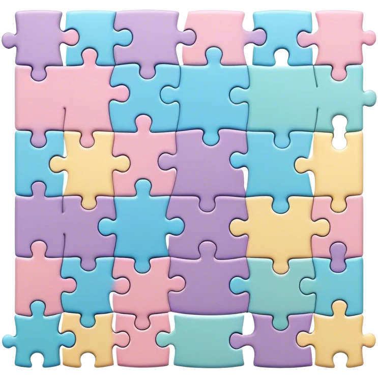 pastel puzzle emoji