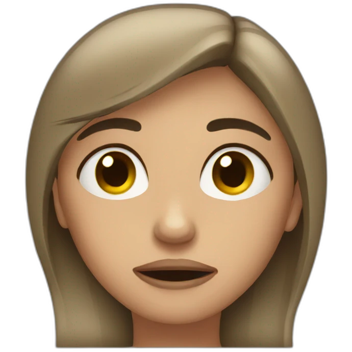 woman crying sad emoji
