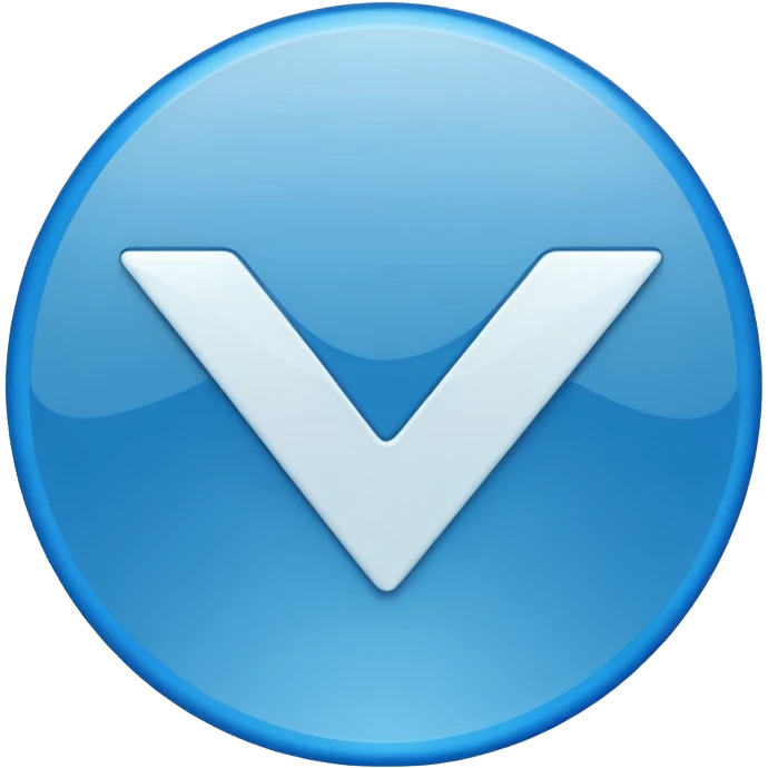 blue check mark emoji