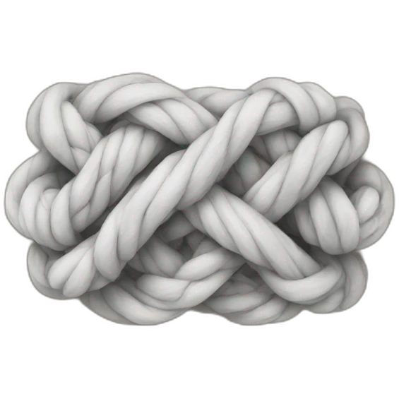 Sheet knot emoji