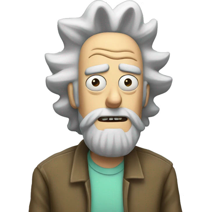 Rick de rick et morty emoji