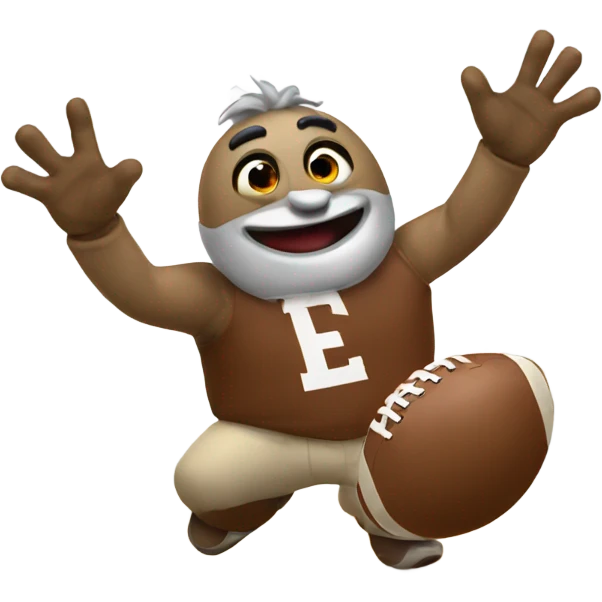 A buckeye dancing  emoji