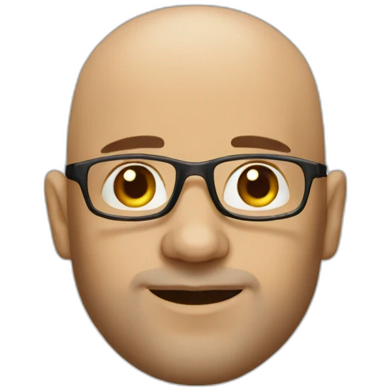 bald 40 years old spanish designer emoji