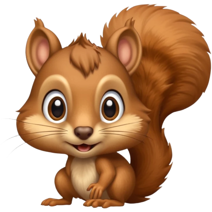 crazy squirrel  emoji