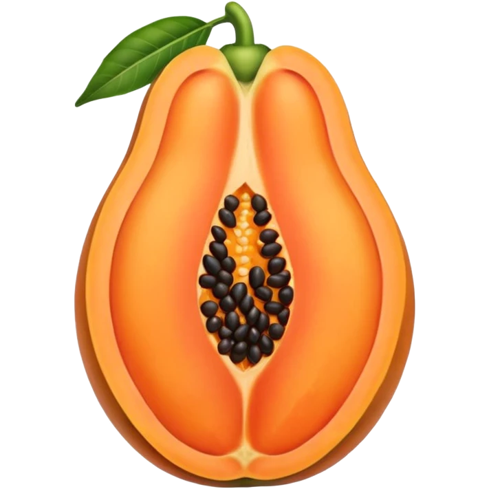 Papaya emoji