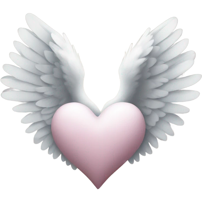 White winged heart emoji
