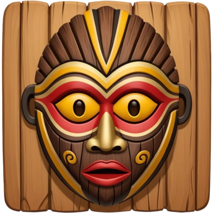 African tribal mask emoji