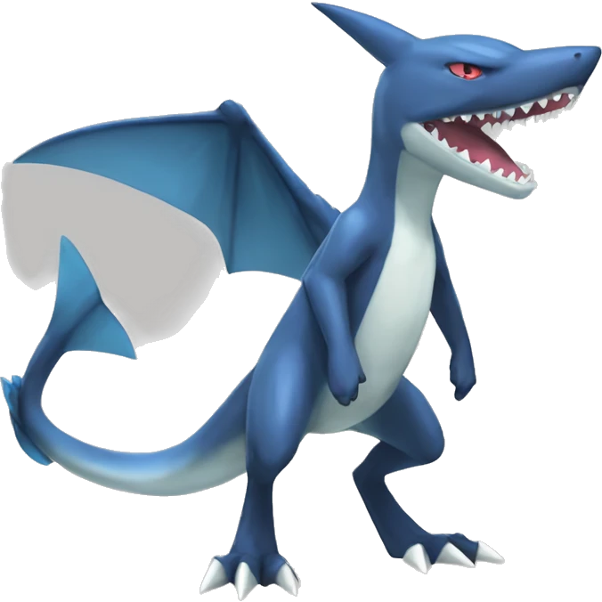 Sharpedo-Gabite-Lucario-Salamence full body emoji
