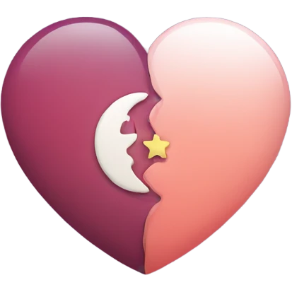 heart with moon emoji