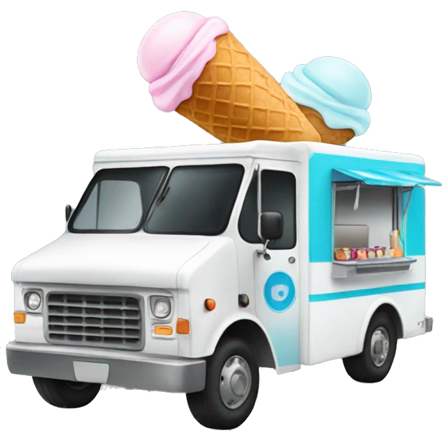 Ice cream truck  emoji