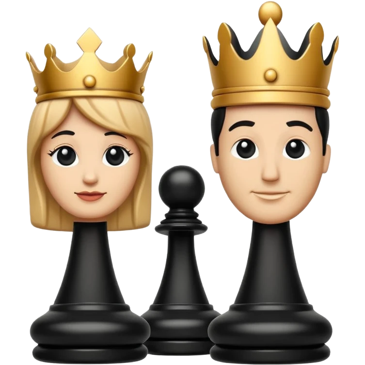 chess items cartoon style emoji
