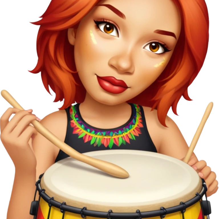 Festive Drummer emoji