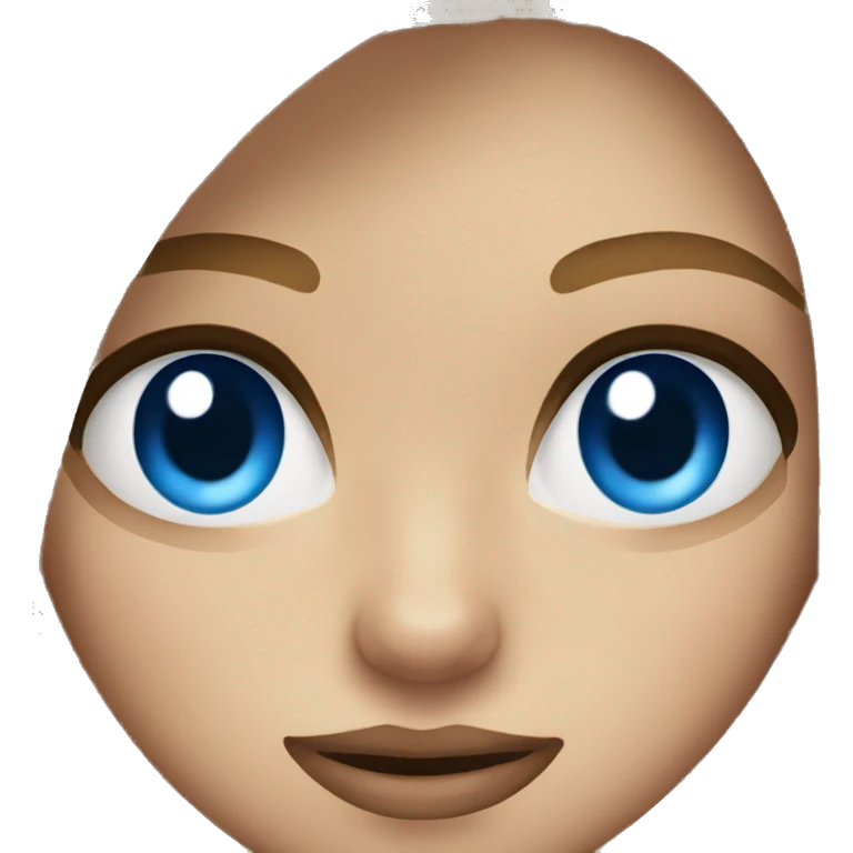 blonde woman blue eyes with a tiger  emoji