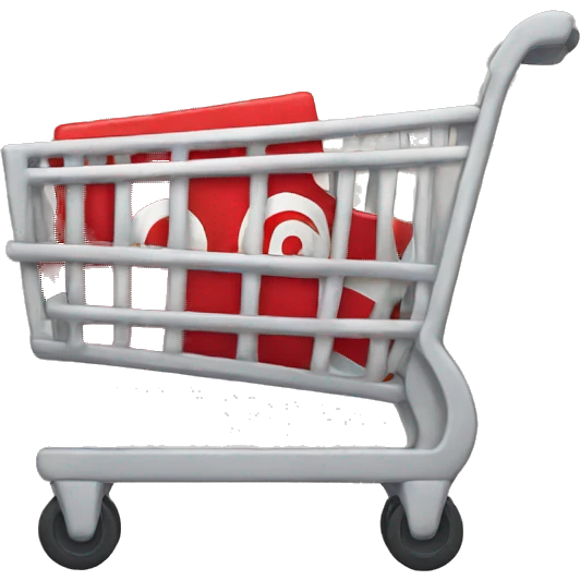 a target cart  emoji