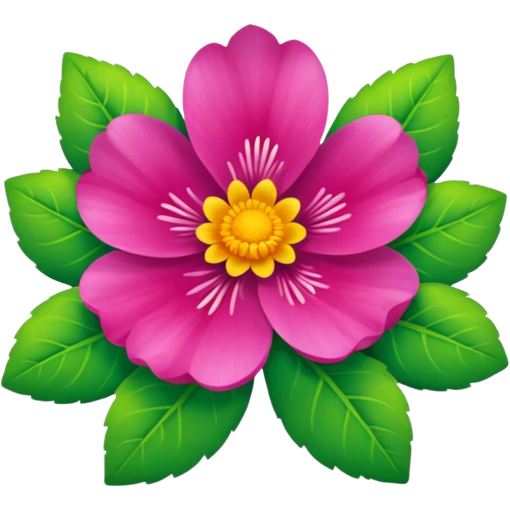 Çiçek canavarı emoji