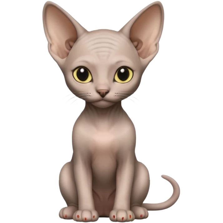 a sphinx sitting kitten  emoji